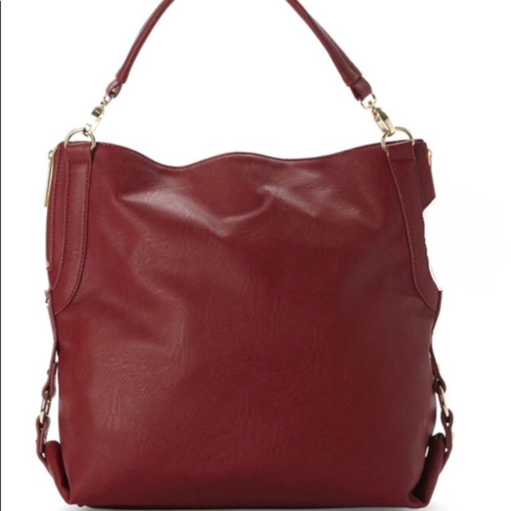 Double Handle Hobo Handbag